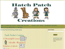 Tablet Screenshot of hatchpatchcreations.com